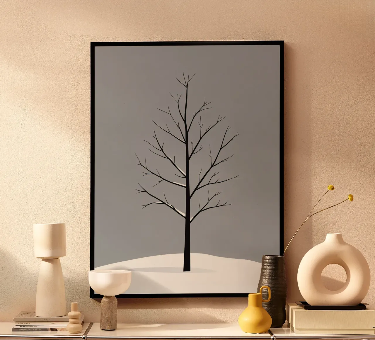 vector bare branch poster by botanical shop