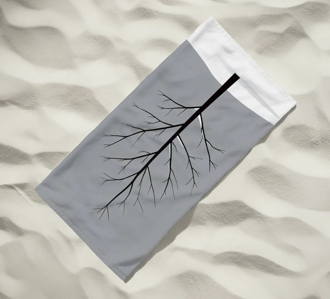 vettore ramo nudo telo mare da botanical shop