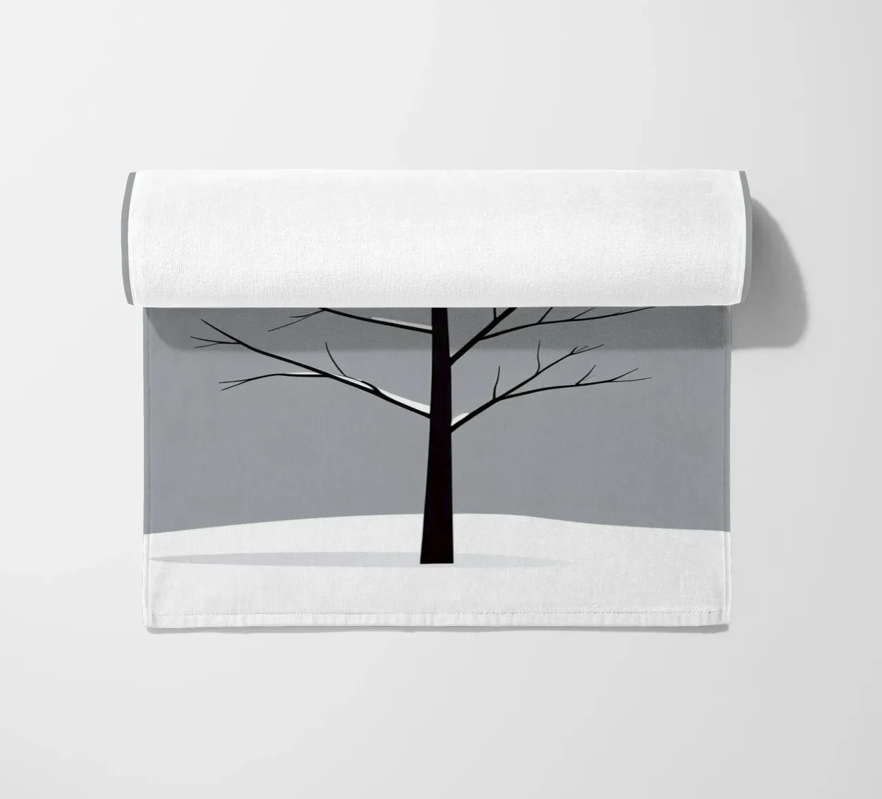 vettore ramo nudo telo mare da botanical shop