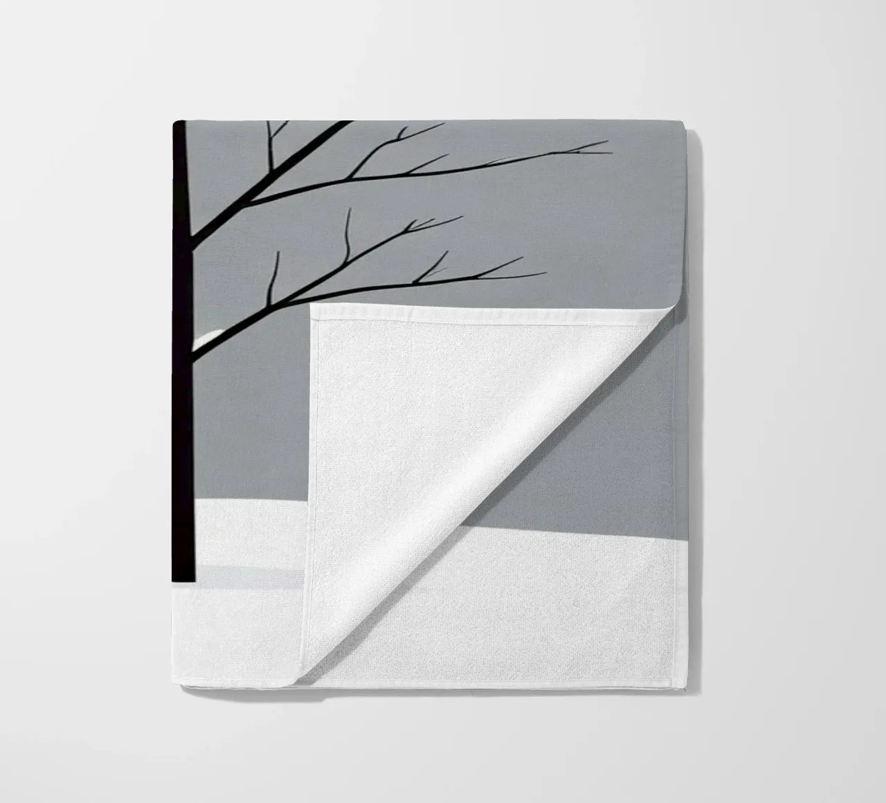 vettore ramo nudo telo mare da botanical shop