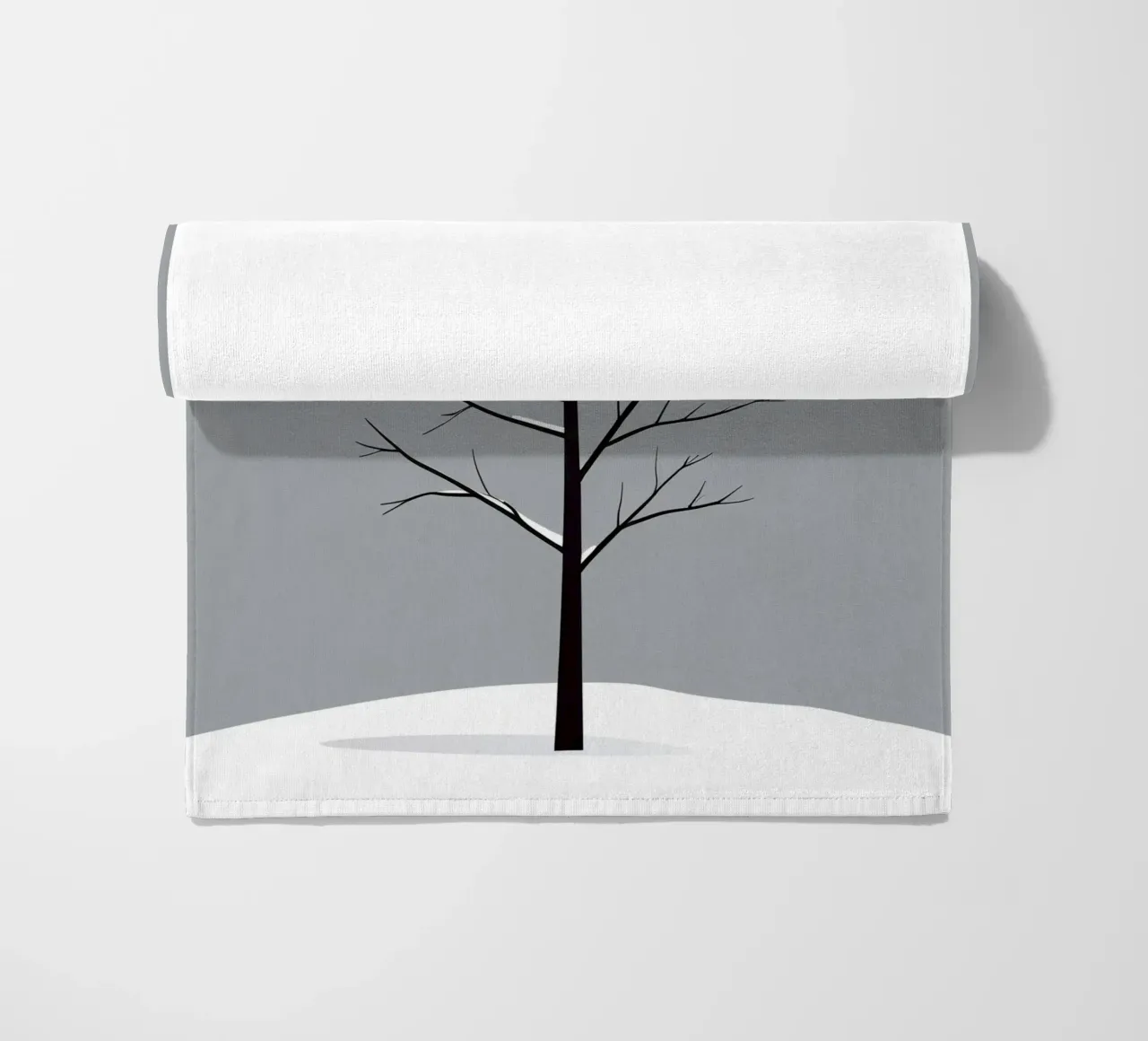 vettore ramo nudo telo mare da botanical shop