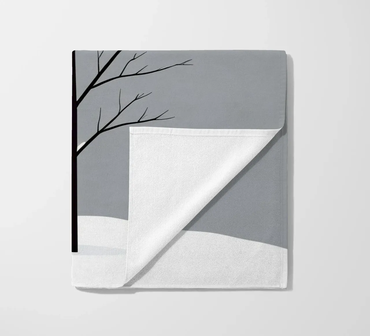 vettore ramo nudo telo mare da botanical shop