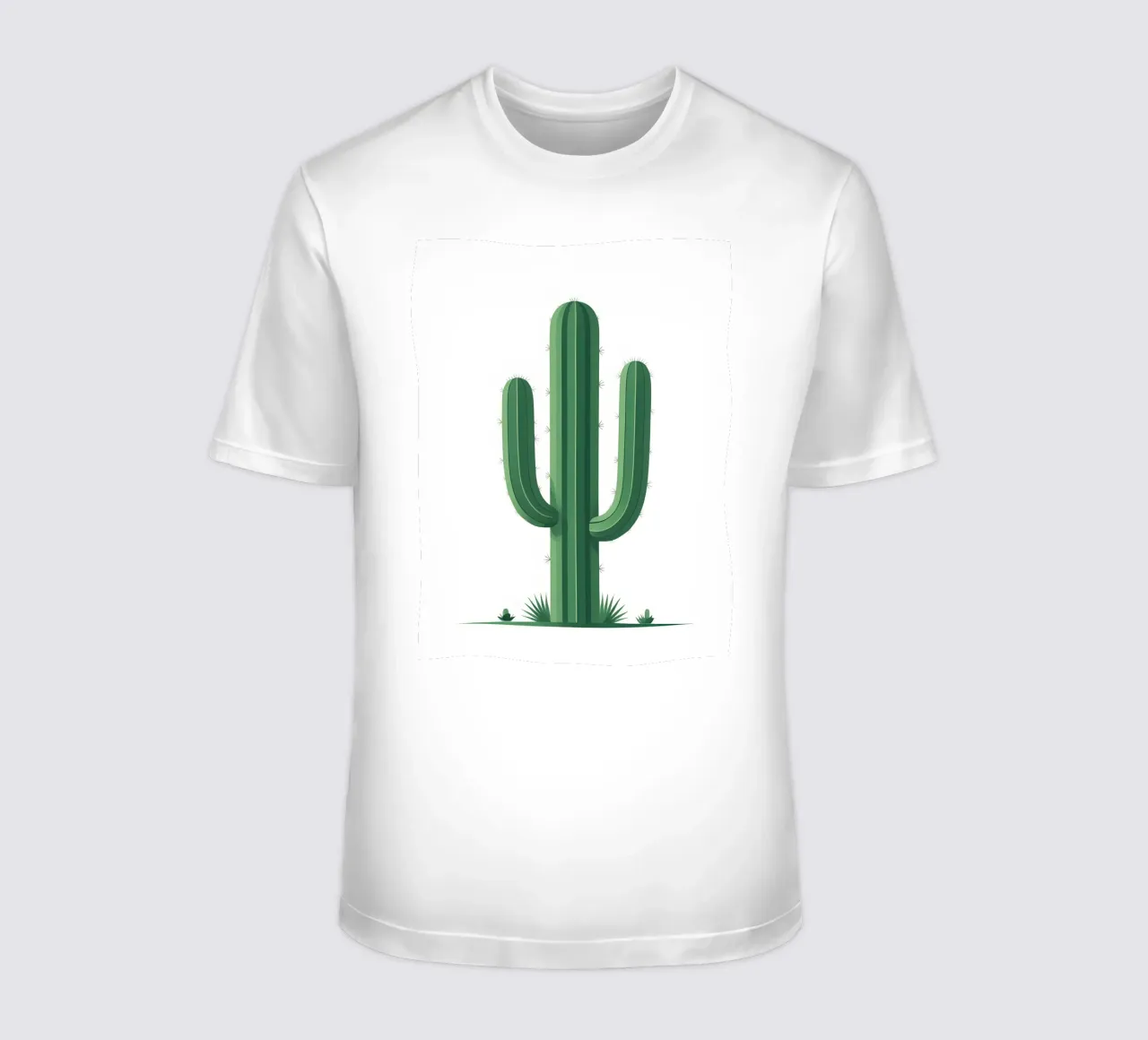 cactus a barile semplice t-shirt da botanical shop
