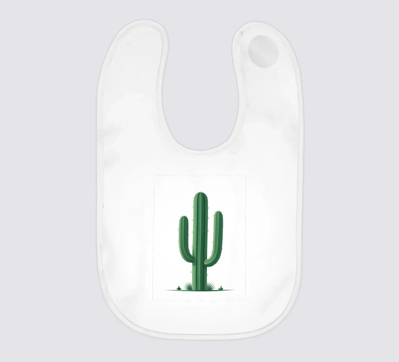 cactus a barile semplice bavaglino da botanical shop