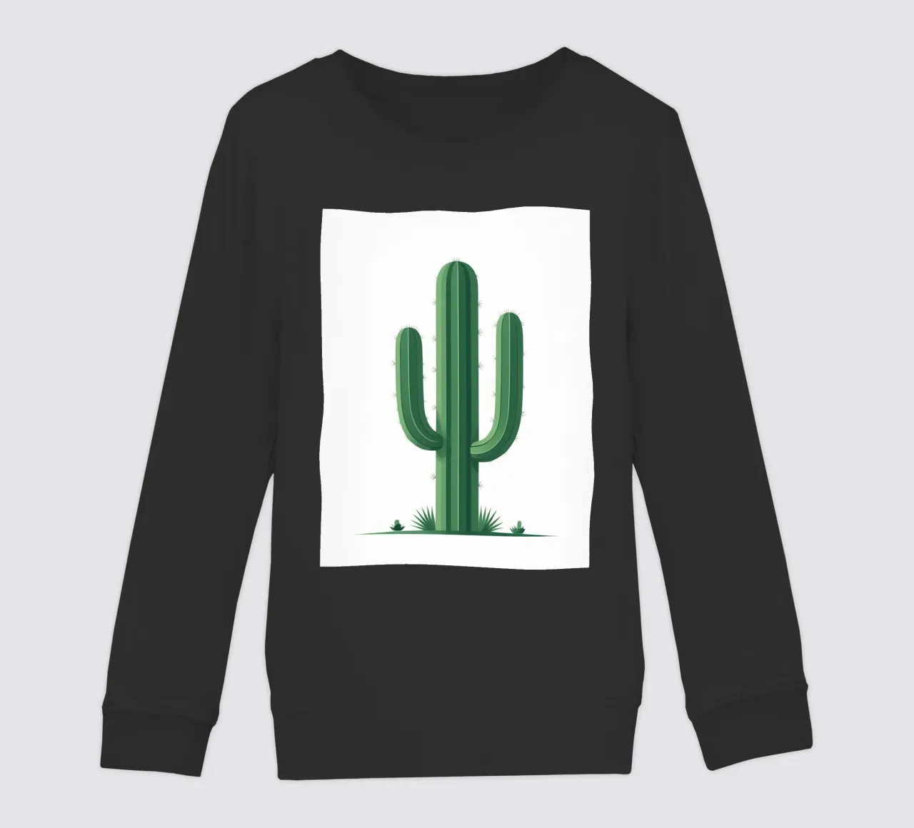 cactus a barile semplice felpa bambino da botanical shop