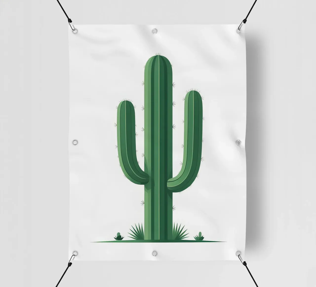 cactus a barile semplice telo in pvc da botanical shop