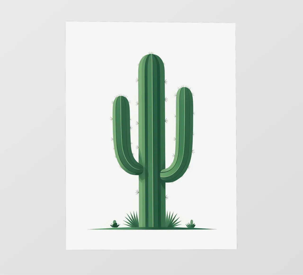 cactus a barile semplice telo in pvc da botanical shop