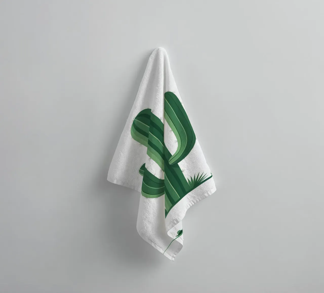 cactus a barile semplice asciugamano da bagno da botanical shop