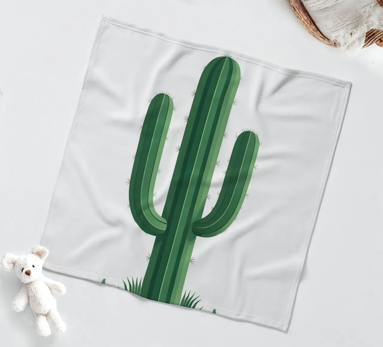 cactus a barile semplice coperta in pile da botanical shop