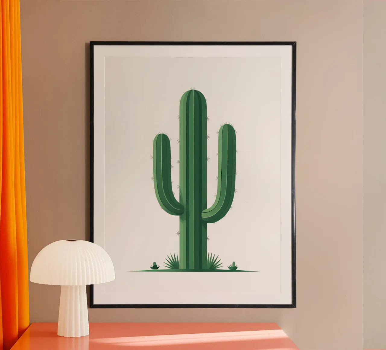 cactus a barile semplice carta hahnemühle da botanical shop