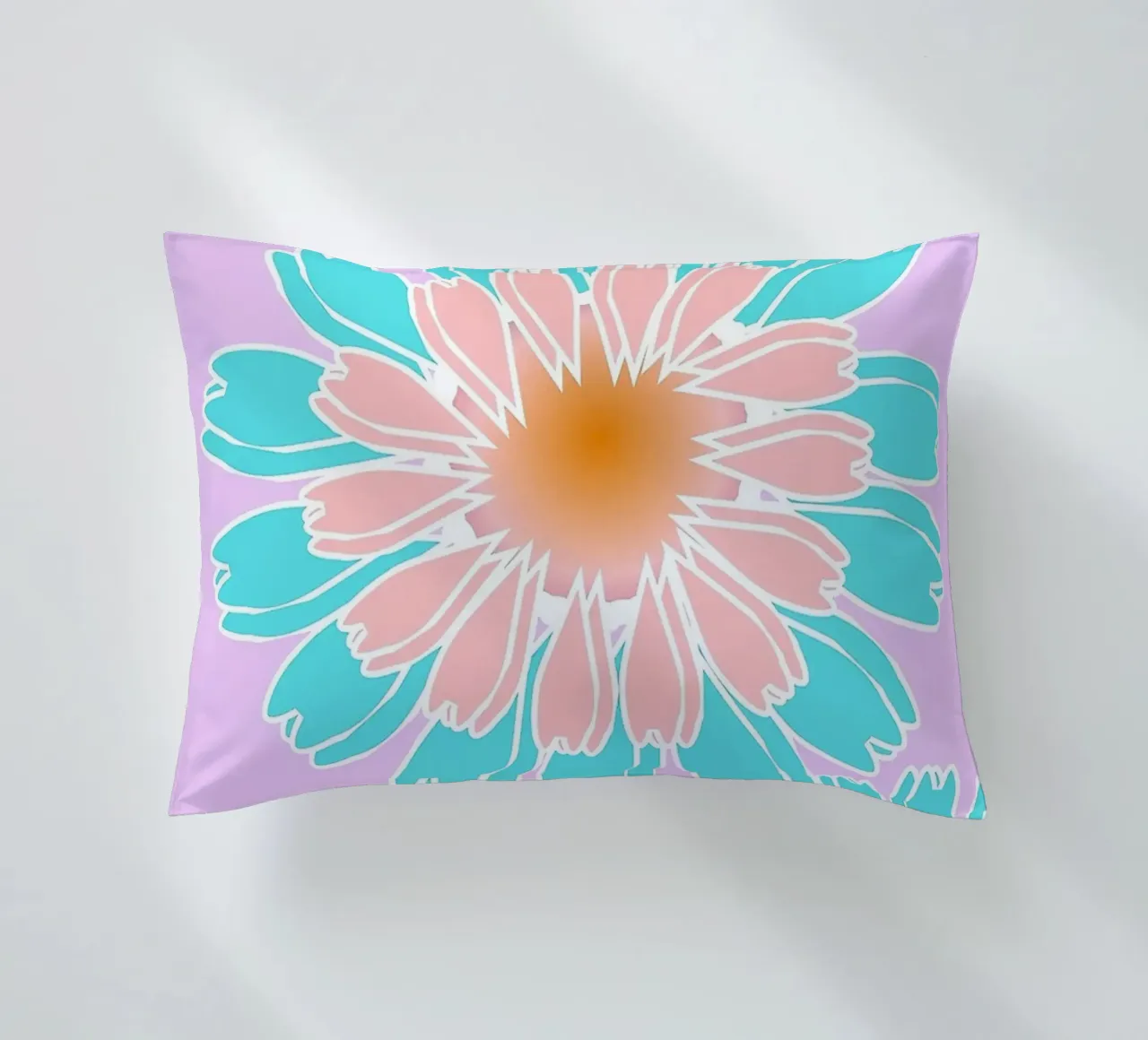 Abstract Hand-Drawn Daisy Pattern cuscino da Gerarldking Mellisa