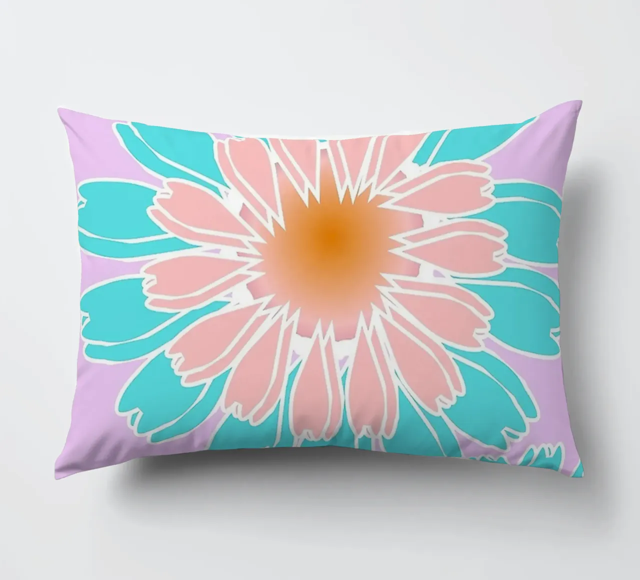 Abstract Hand-Drawn Daisy Pattern cuscino da Gerarldking Mellisa