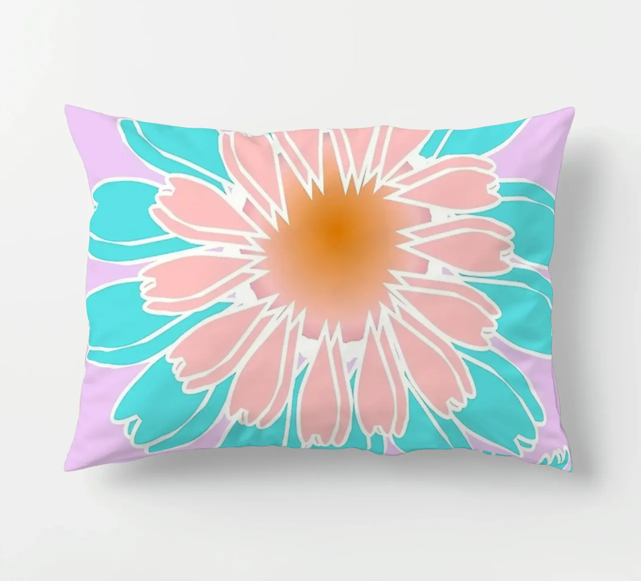 Abstract Hand-Drawn Daisy Pattern cuscino da Gerarldking Mellisa