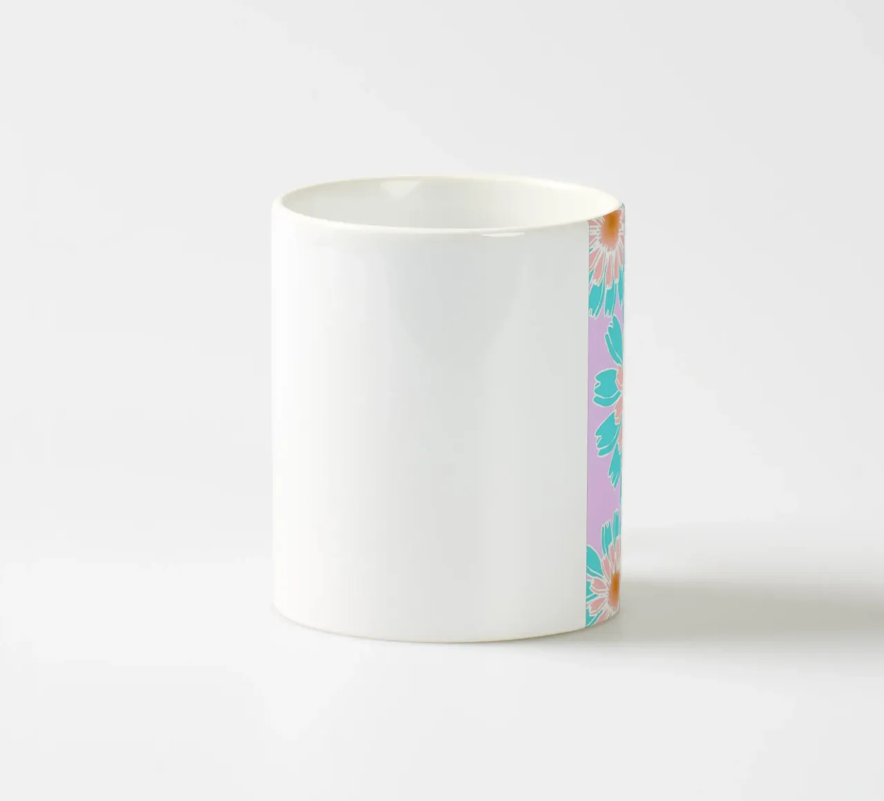 Abstract Hand-Drawn Daisy Pattern tazza in ceramica da Gerarldking Mellisa