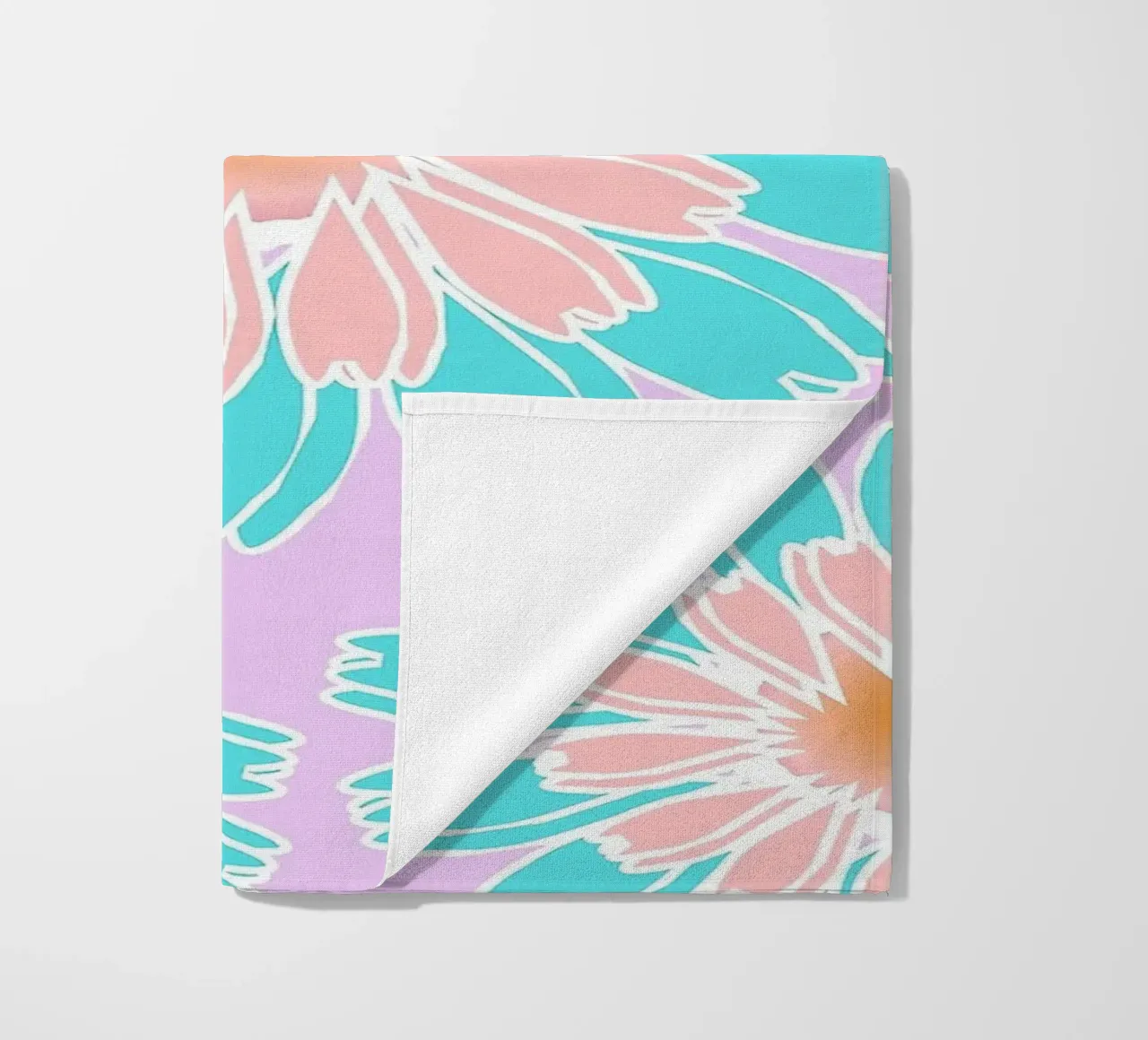 Abstract Hand-Drawn Daisy Pattern telo mare da Gerarldking Mellisa