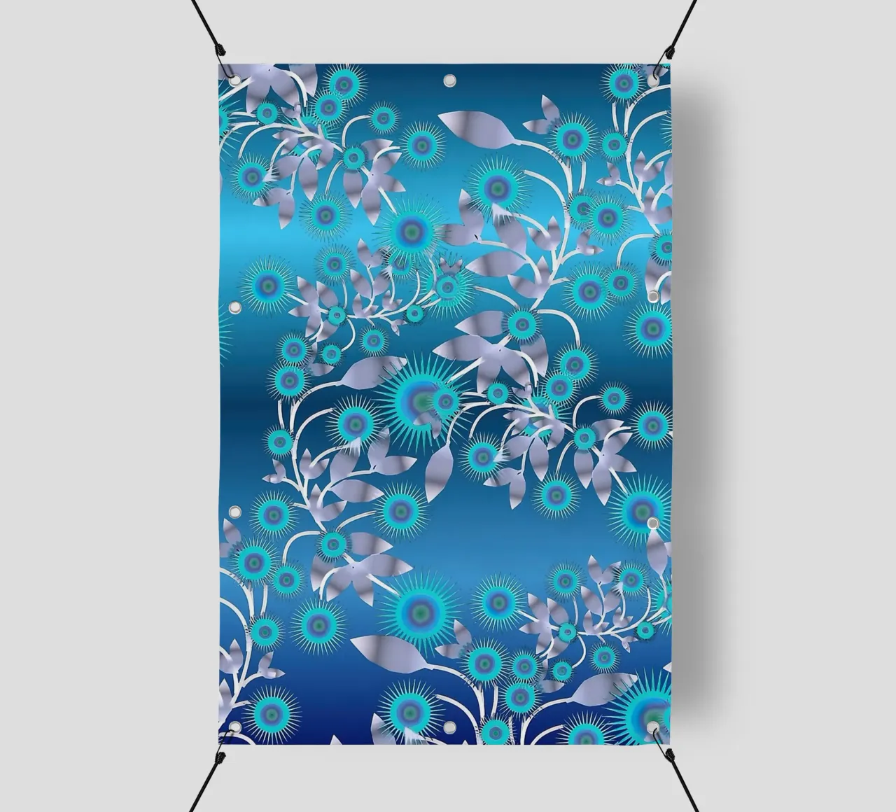 Ethereal Botanical Pattern telo in pvc da Gerarldking Mellisa