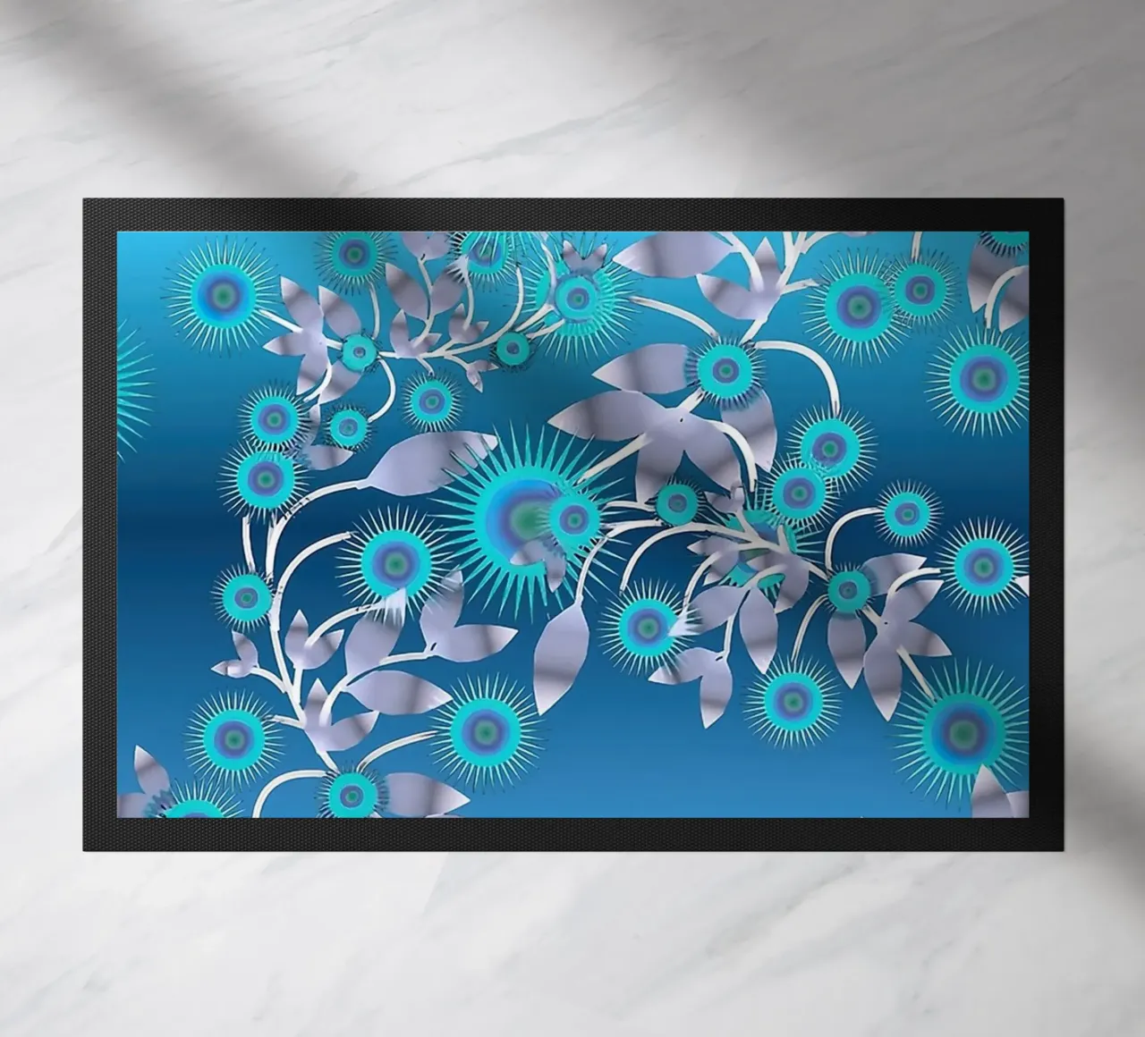 Ethereal Botanical Pattern Fußmatte von Gerarldking Mellisa