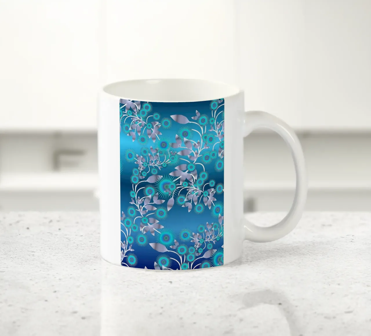Ethereal Botanical Pattern tazza in ceramica da Gerarldking Mellisa