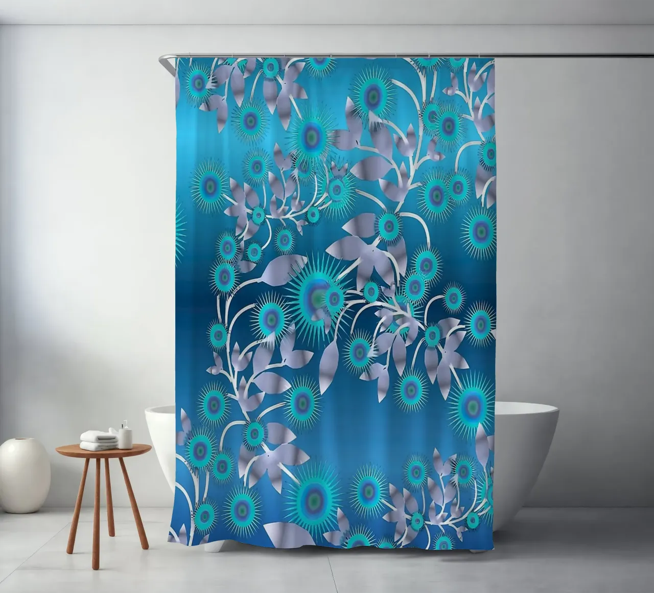 Ethereal Botanical Pattern tenda da doccia da Gerarldking Mellisa
