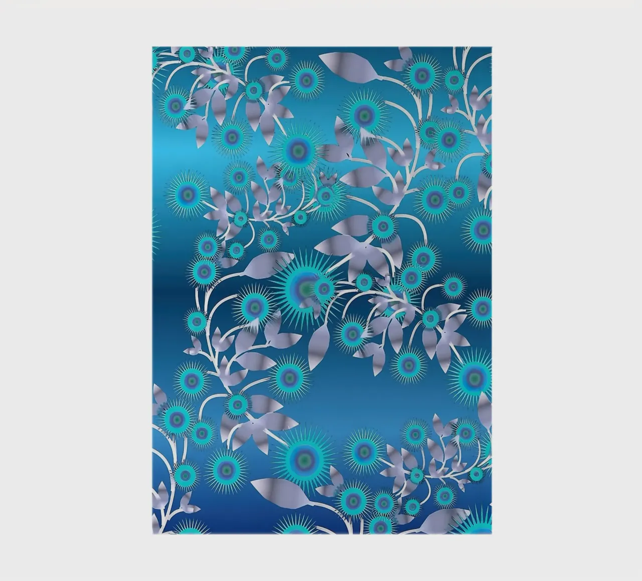 Ethereal Botanical Pattern notebook by Gerarldking Mellisa