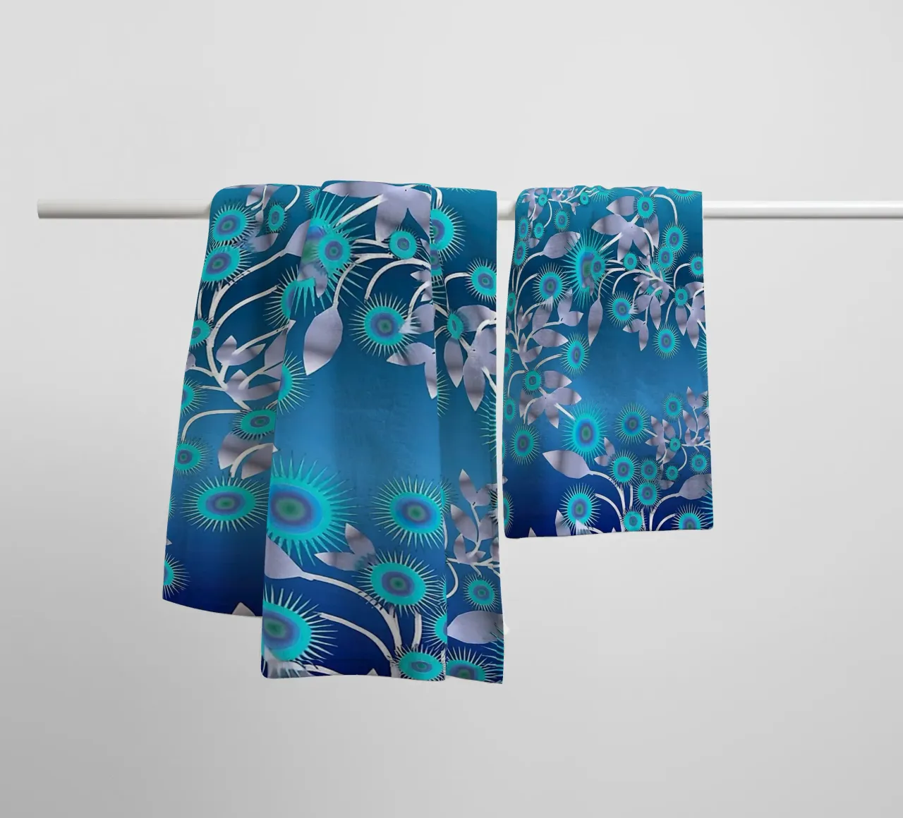 Ethereal Botanical Pattern towel by Gerarldking Mellisa
