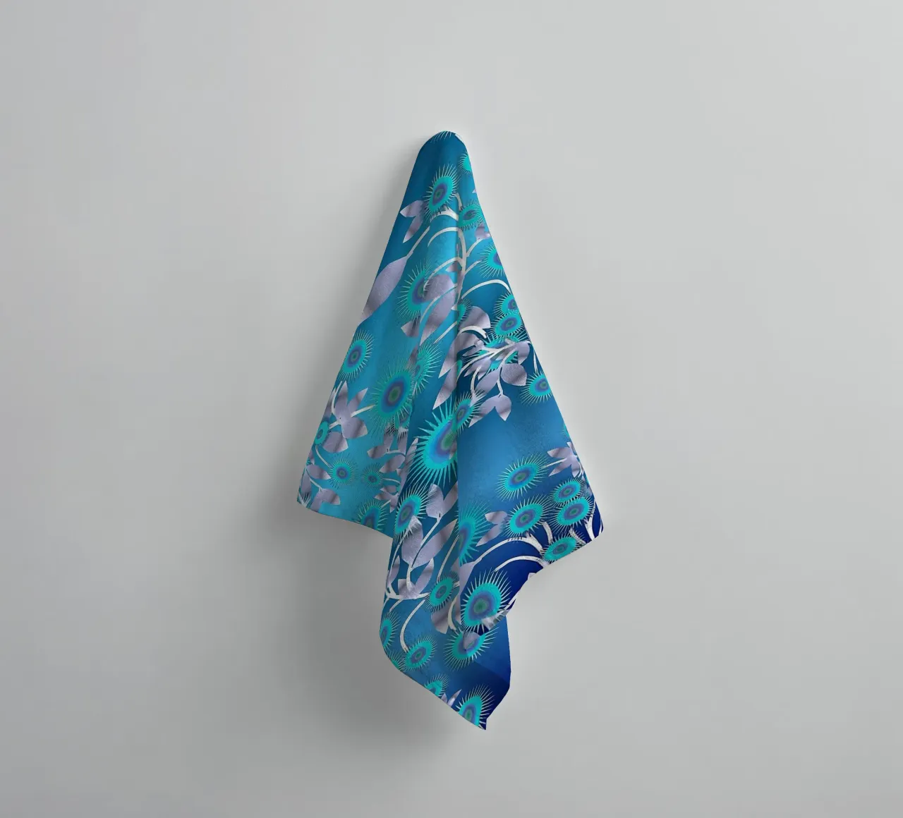 Ethereal Botanical Pattern towel by Gerarldking Mellisa