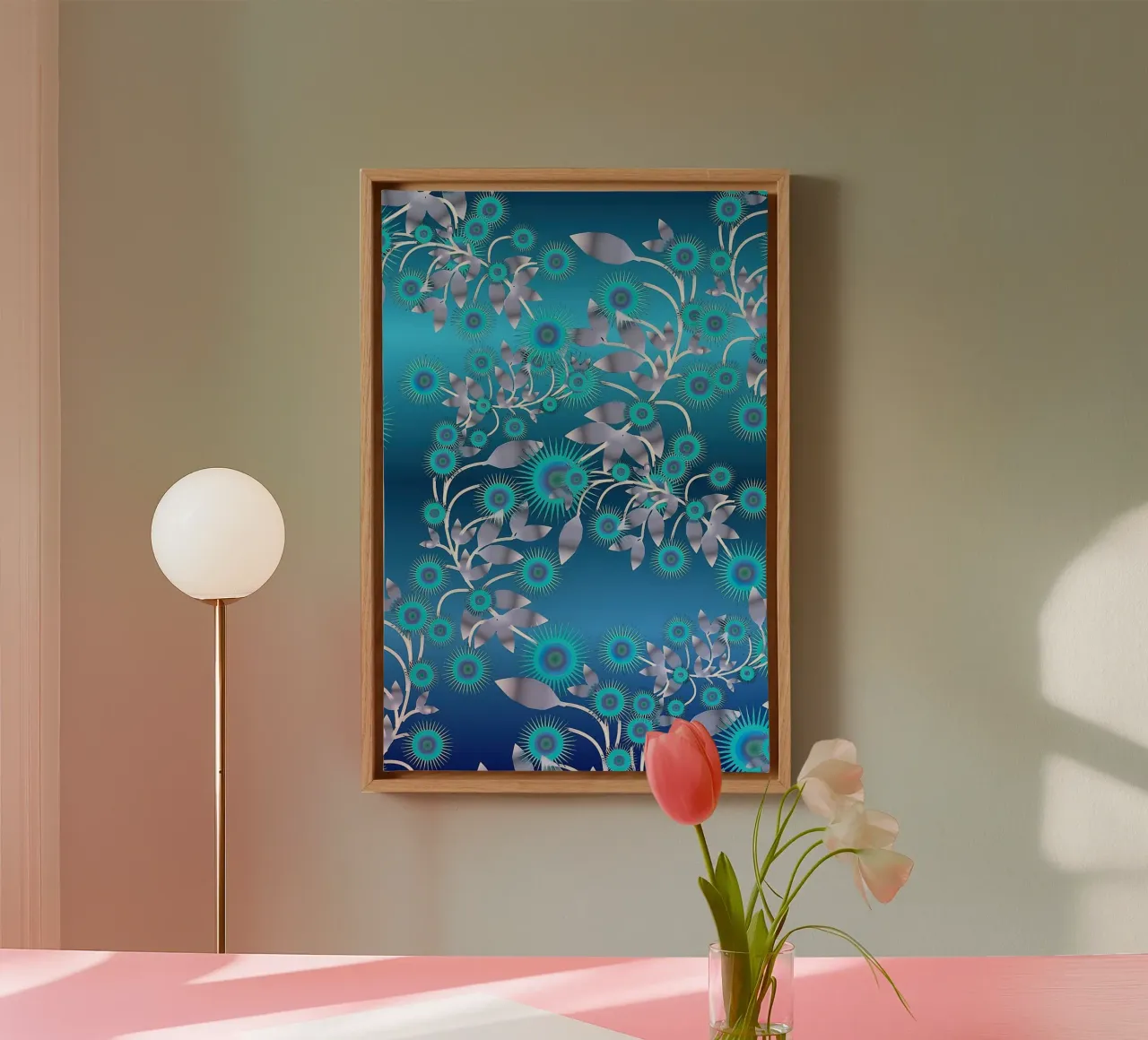 Ethereal Botanical Pattern tela da Gerarldking Mellisa