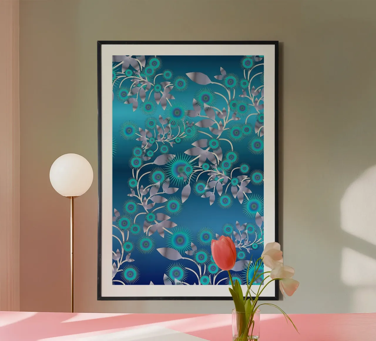 Ethereal Botanical Pattern carta hahnemühle da Gerarldking Mellisa