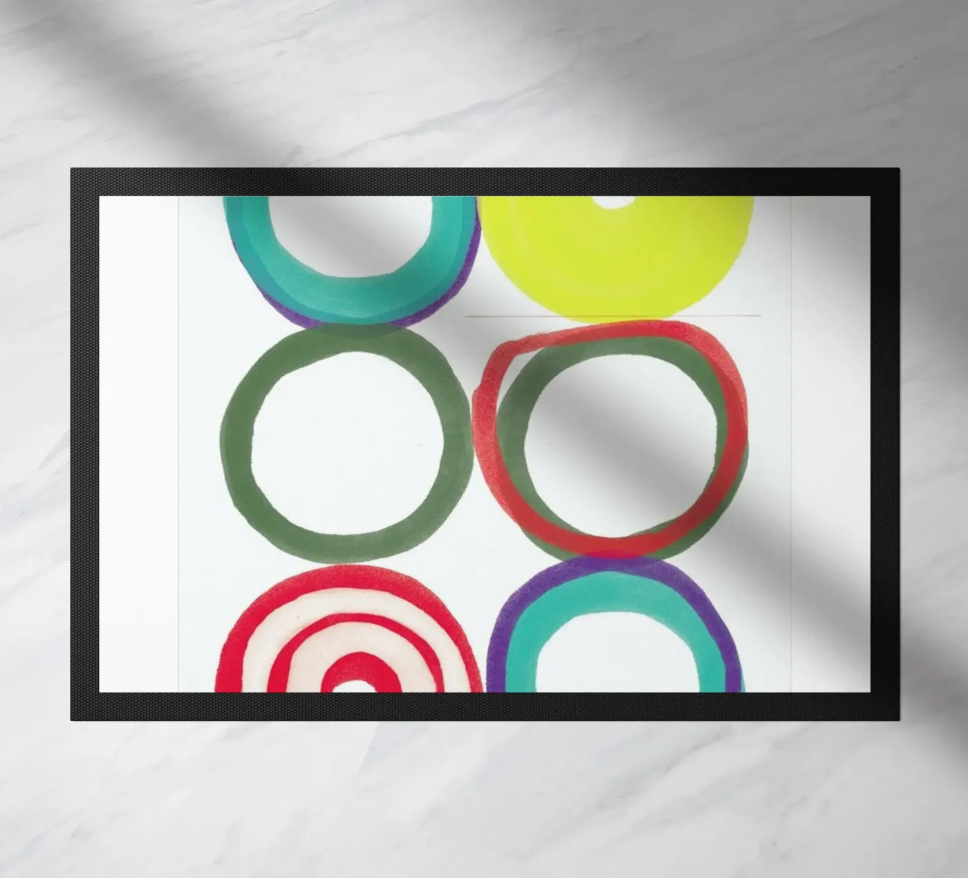 Circles deurmat van Catherine Aguilar