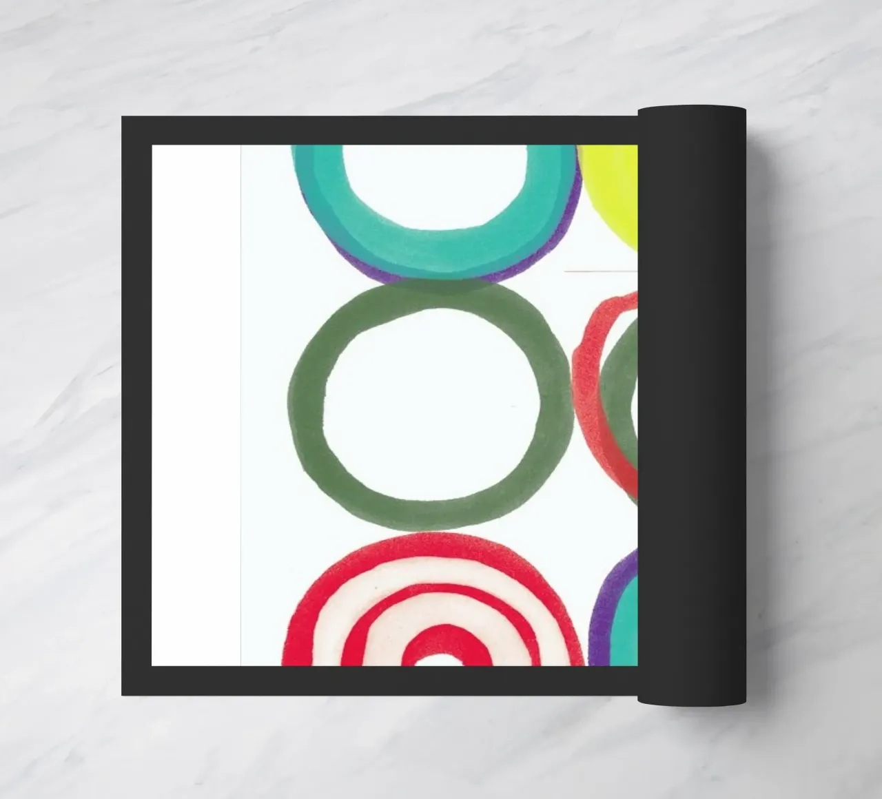 Circles felpudo de Catherine Aguilar