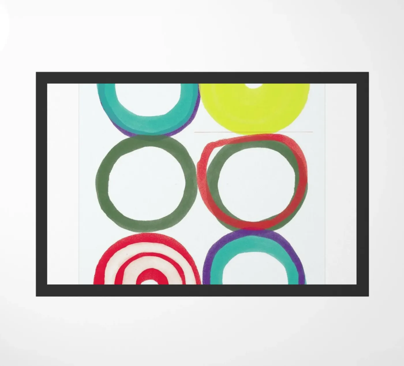 Circles deurmat van Catherine Aguilar