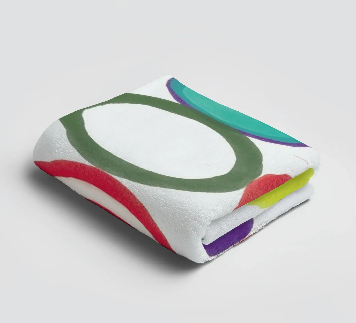Circles towel by Catherine Aguilar