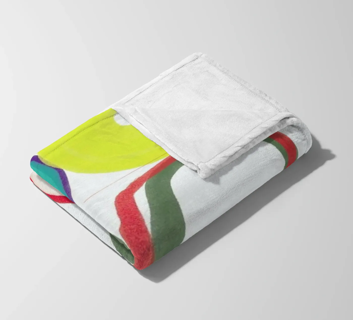 Circles fleece blanket by Catherine Aguilar