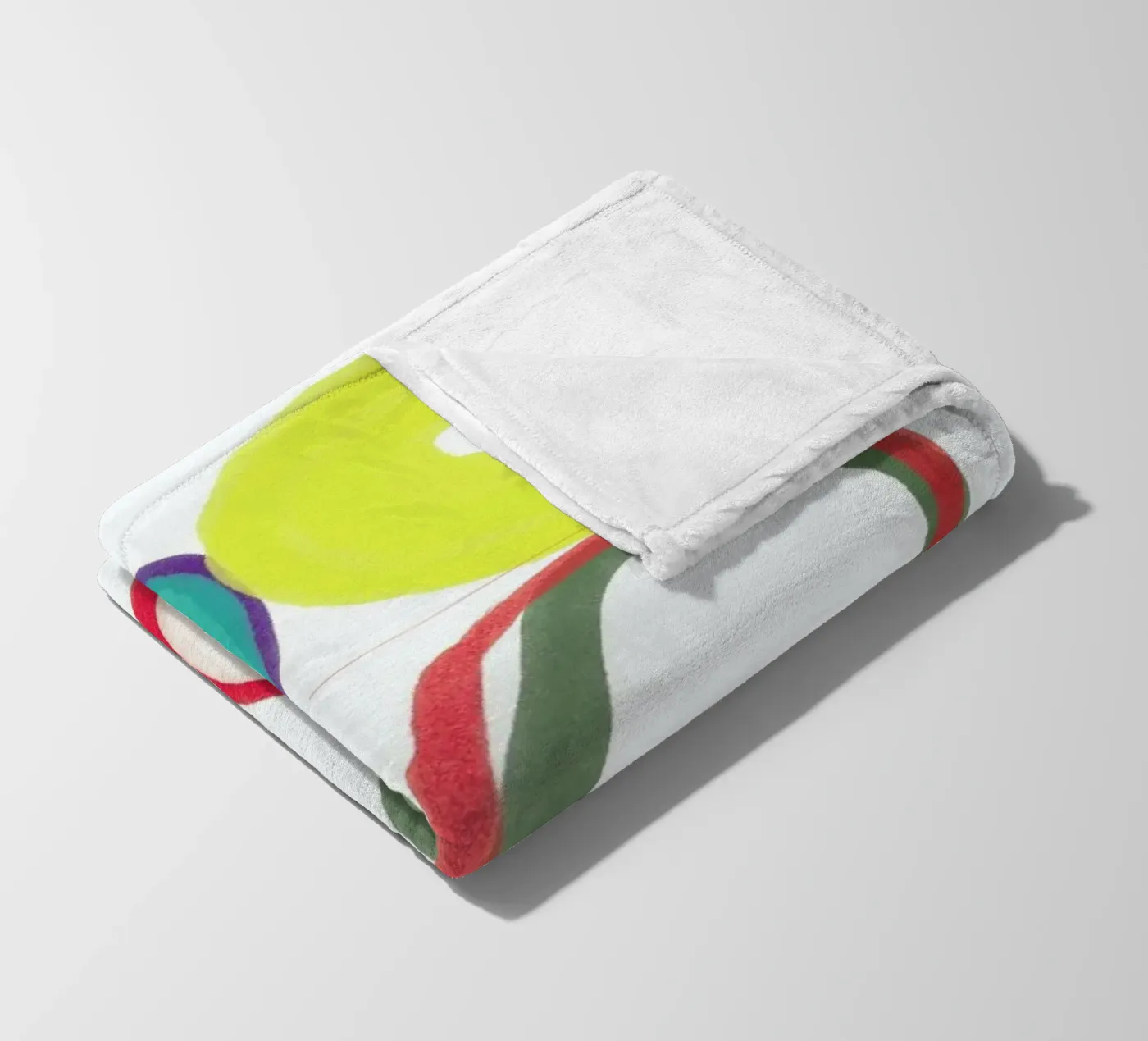 Circles fleece blanket by Catherine Aguilar