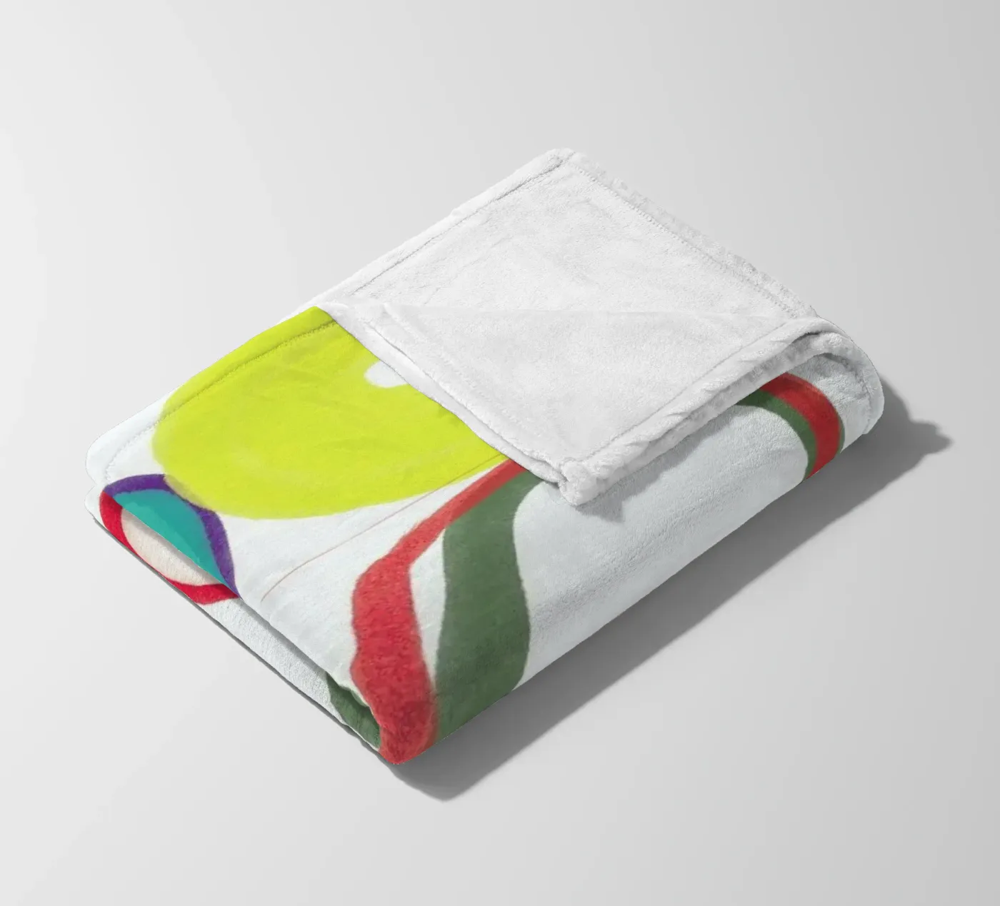 Circles fleece blanket by Catherine Aguilar