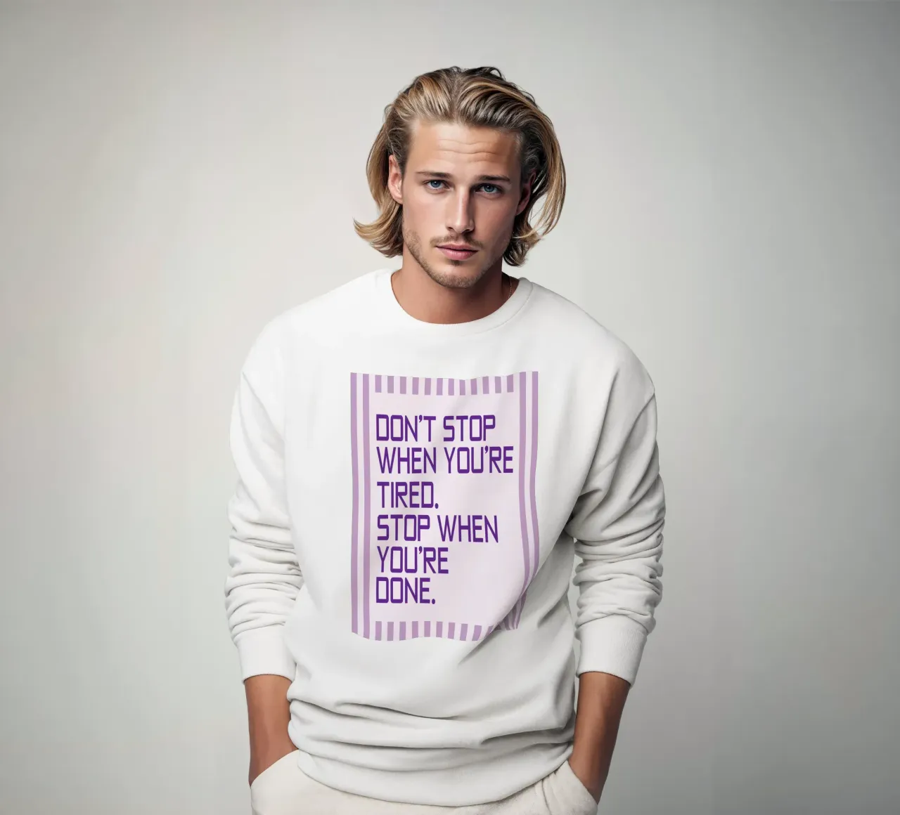 Dont Stops When You're Tired sweatshirt by Mutiaram