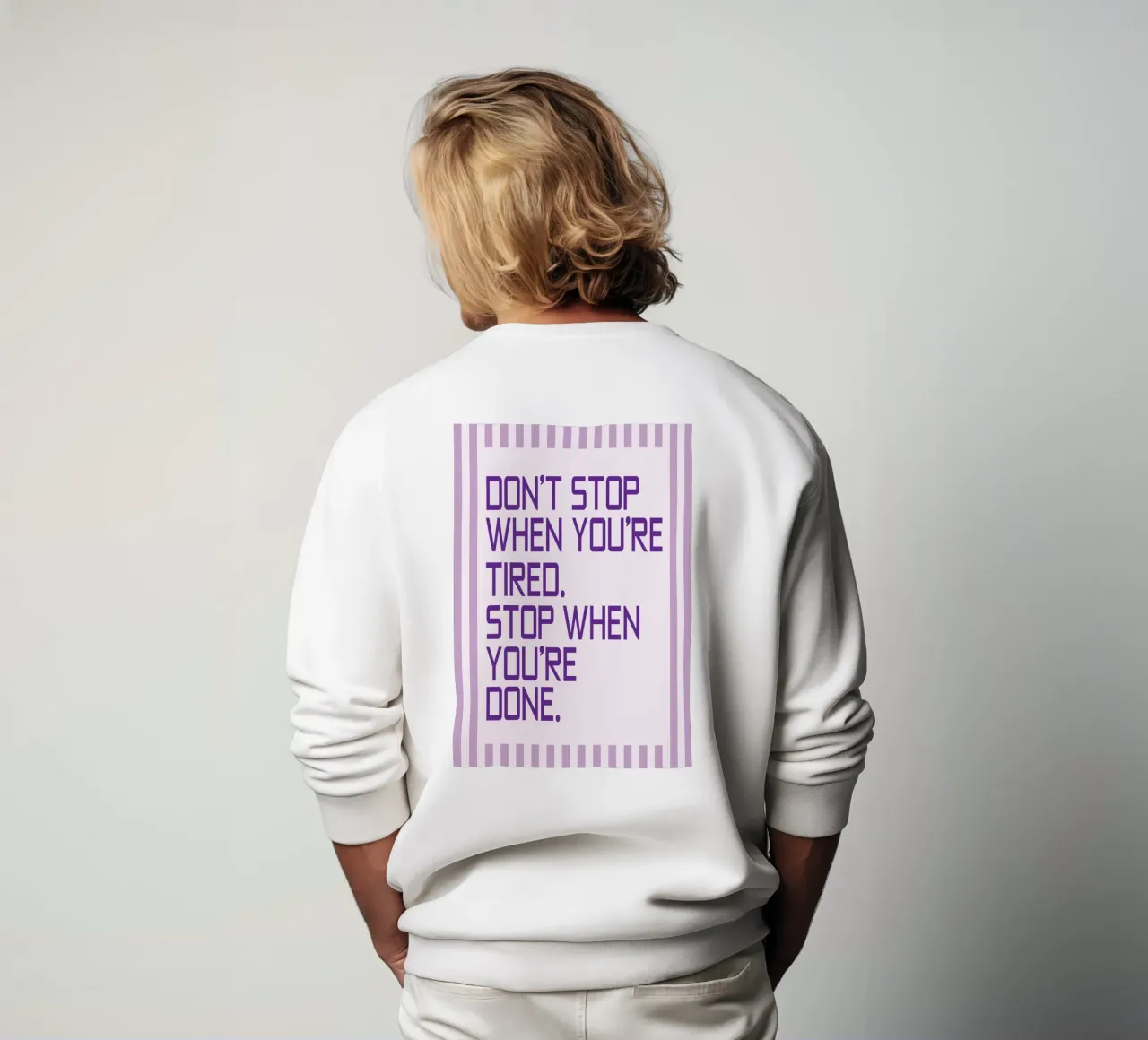 Dont Stops When You're Tired sweatshirt by Mutiaram