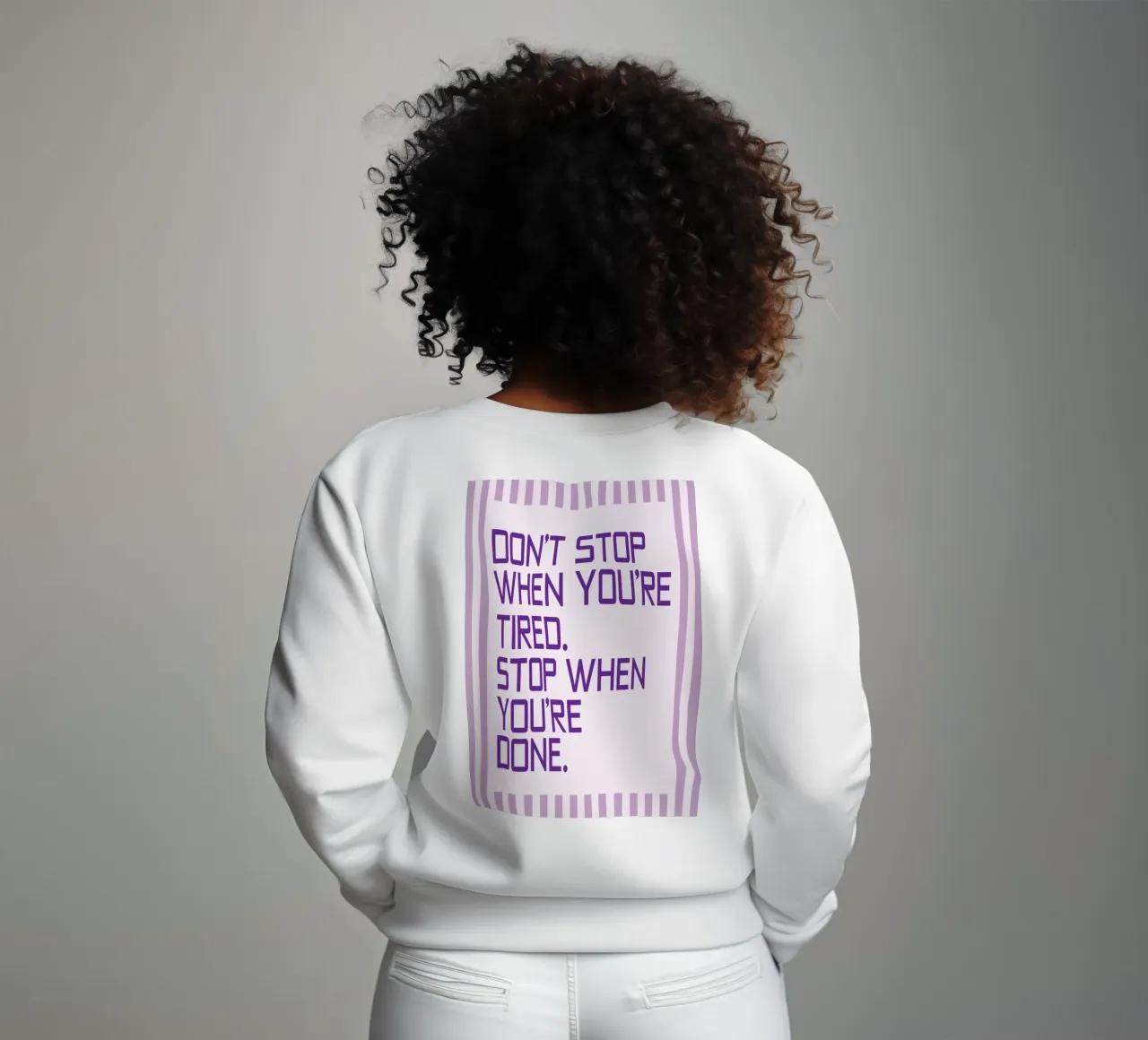 Dont Stops When You're Tired sweatshirt by Mutiaram