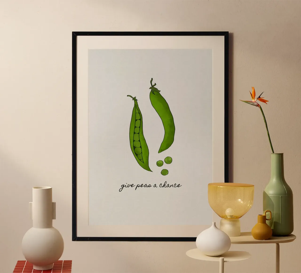 Date una possibilità ai piselli poster da Orara Studio