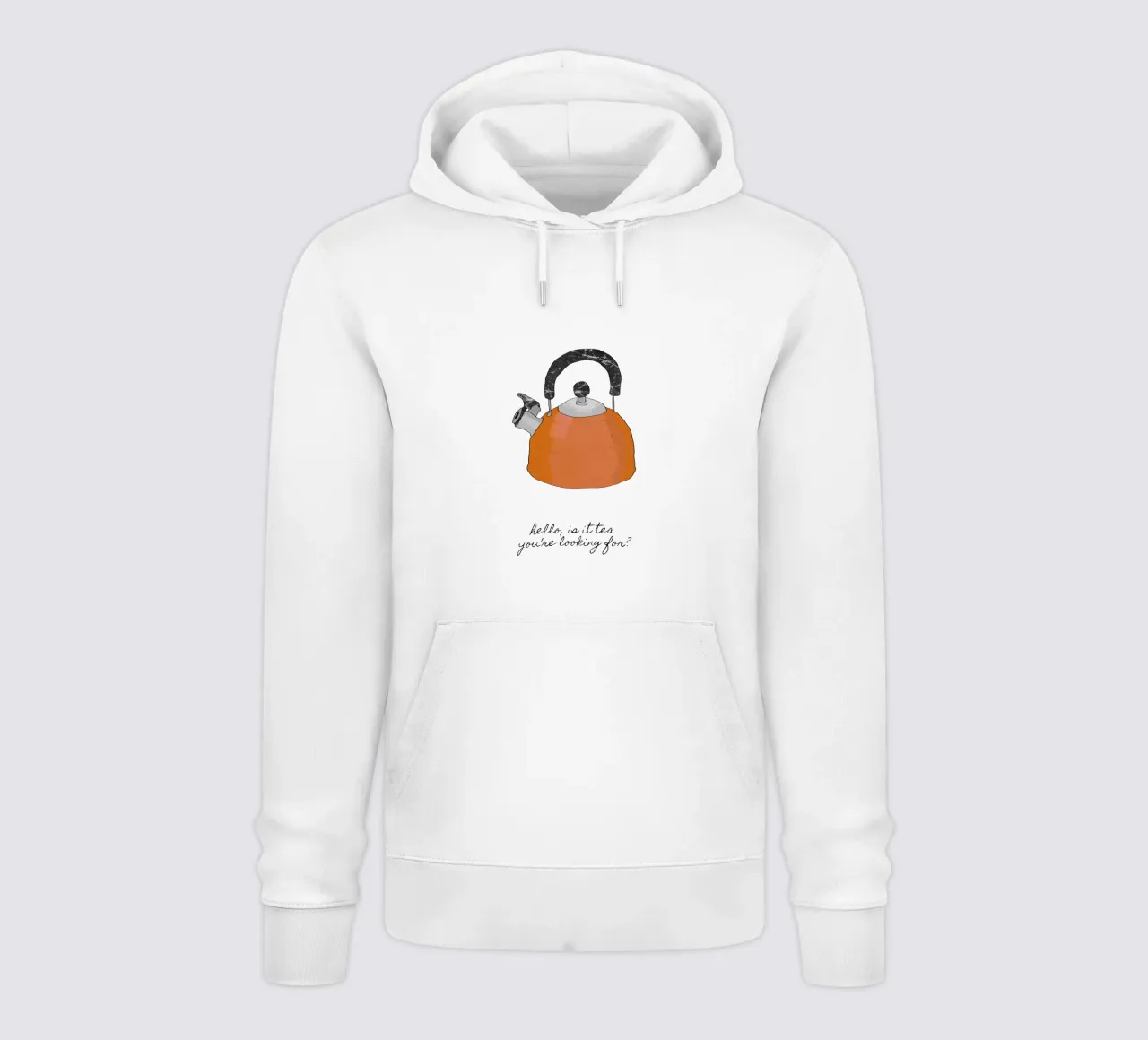 Hello Is It Tea felpa con cappuccio da Orara Studio