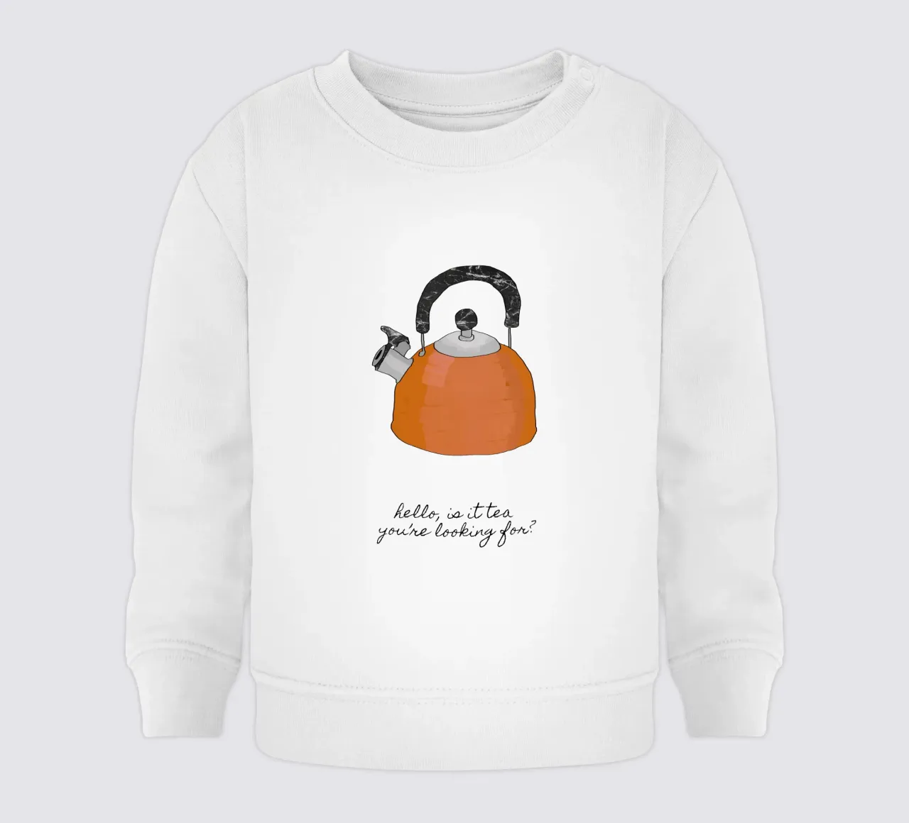 Hello Is It Tea felpa neonato da Orara Studio