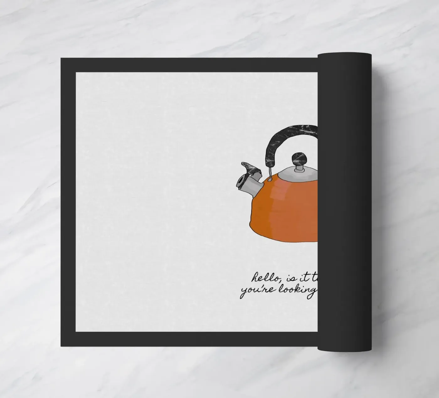 Hello Is It Tea zerbino da Orara Studio