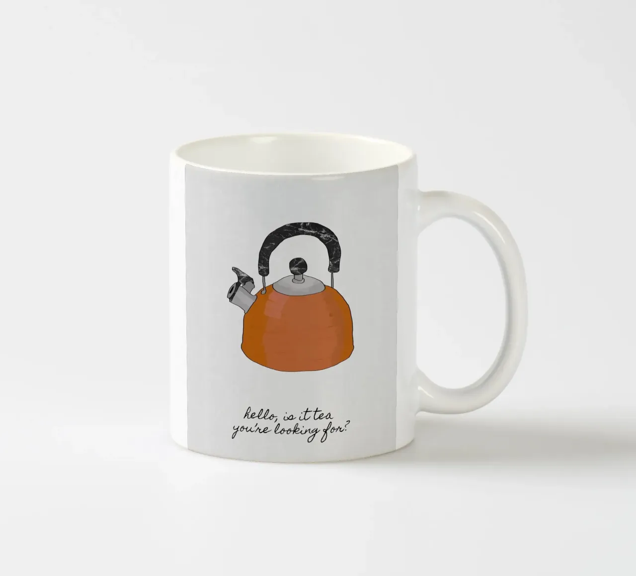 Hello Is It Tea tazza in ceramica da Orara Studio
