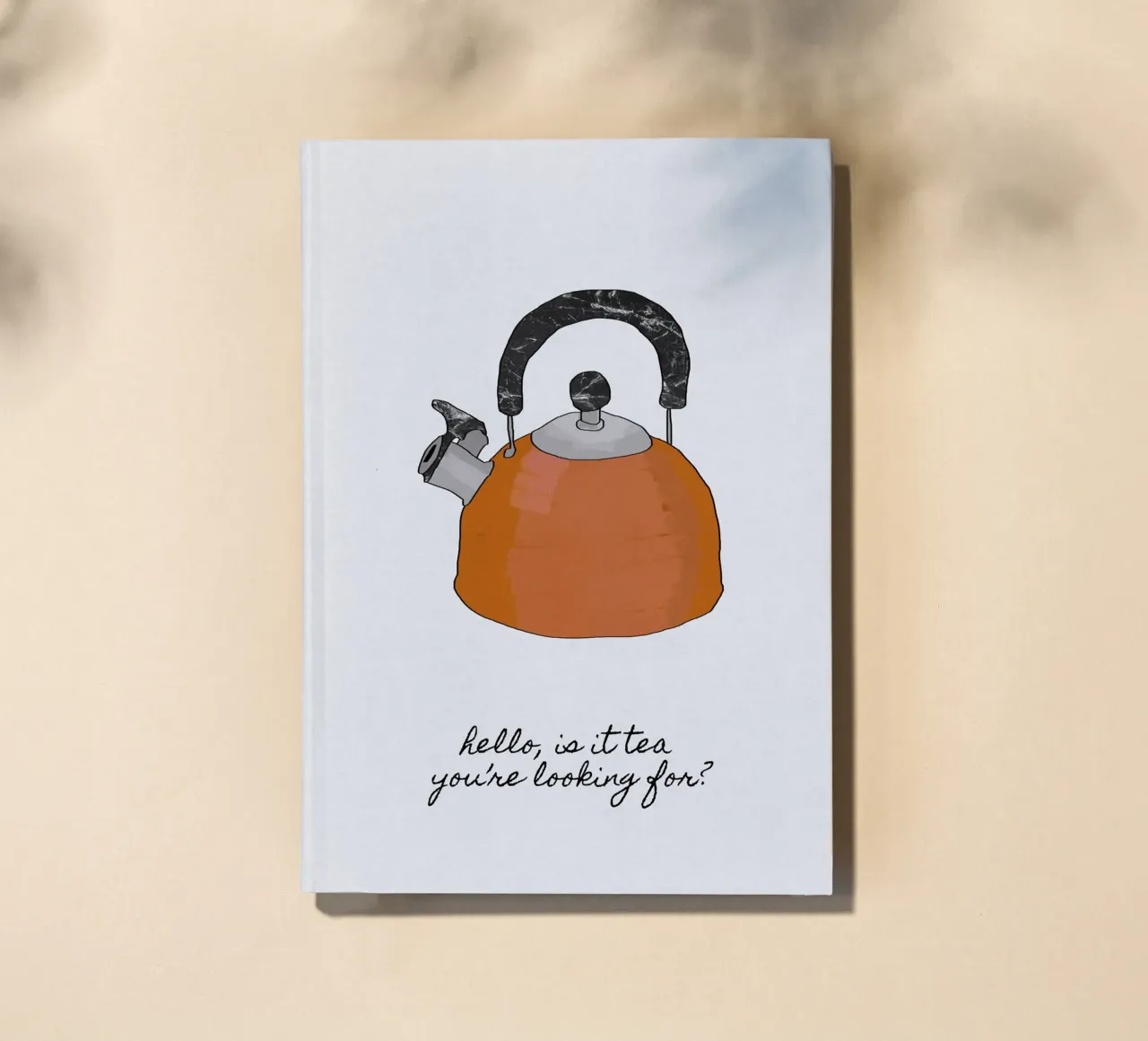 Hello Is It Tea notebook by Orara Studio