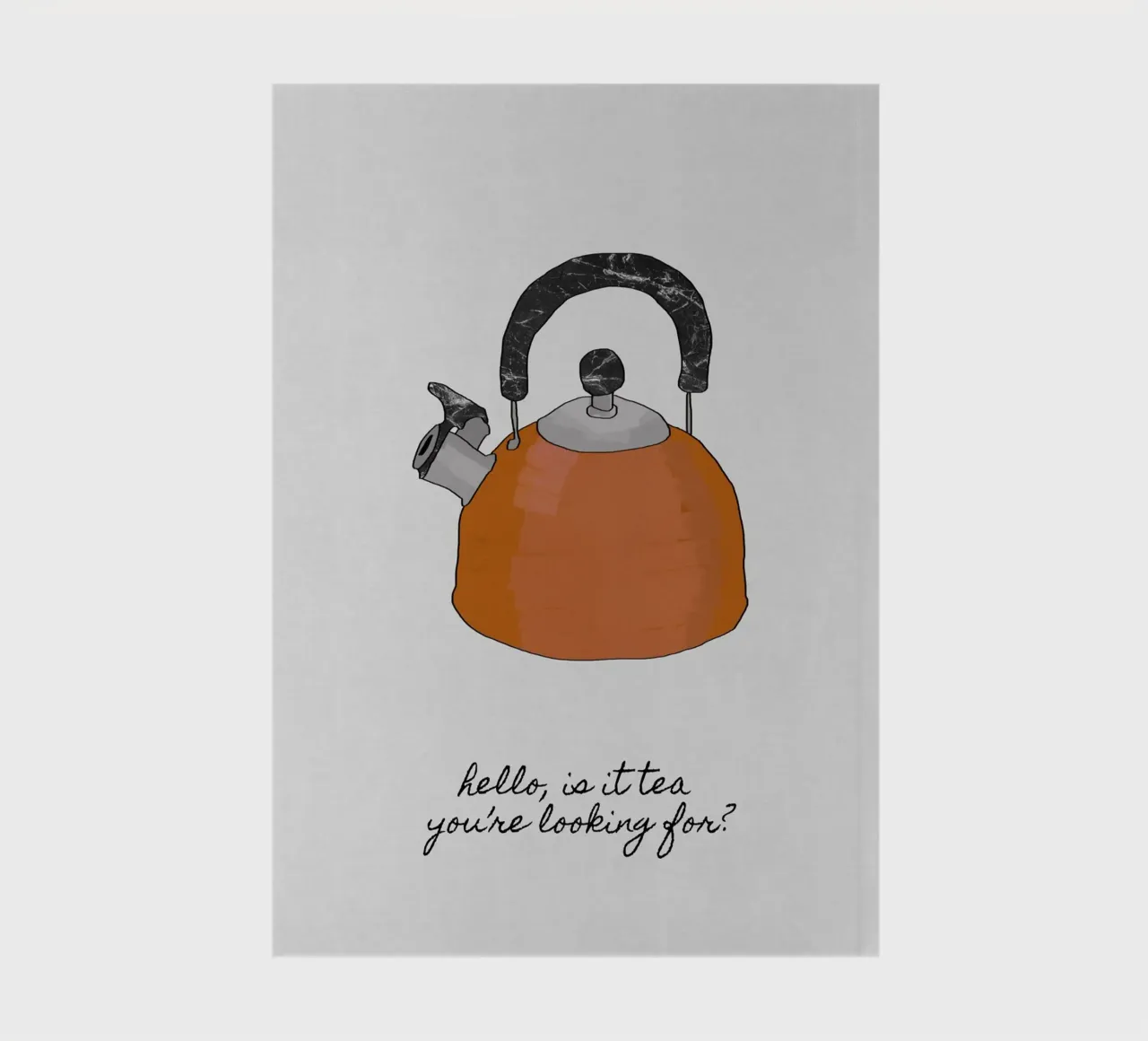 Hello Is It Tea notebook by Orara Studio