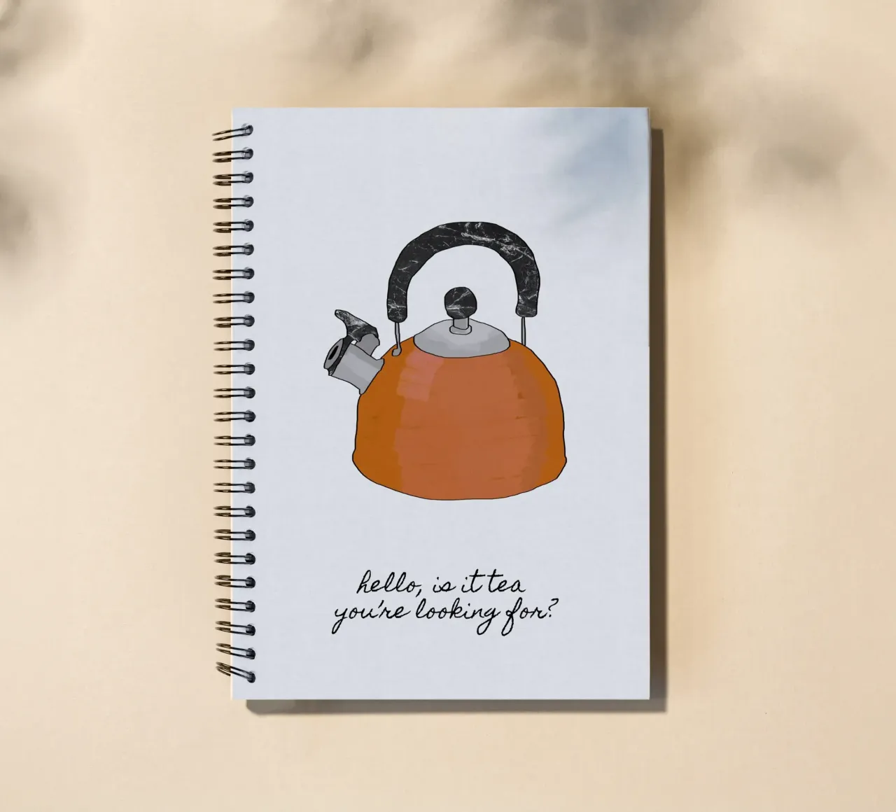 Hello Is It Tea diario ad anelli da Orara Studio