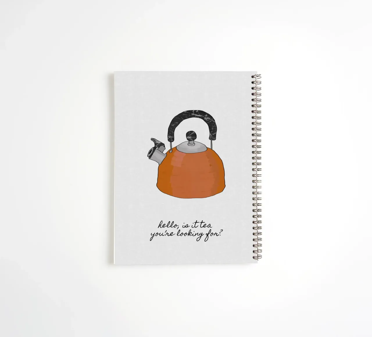 Hello Is It Tea diario ad anelli da Orara Studio