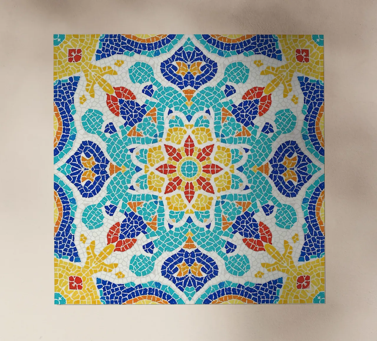 Surreal Portuguese Tile Pattern pellicola backlit da Seitz Michelle