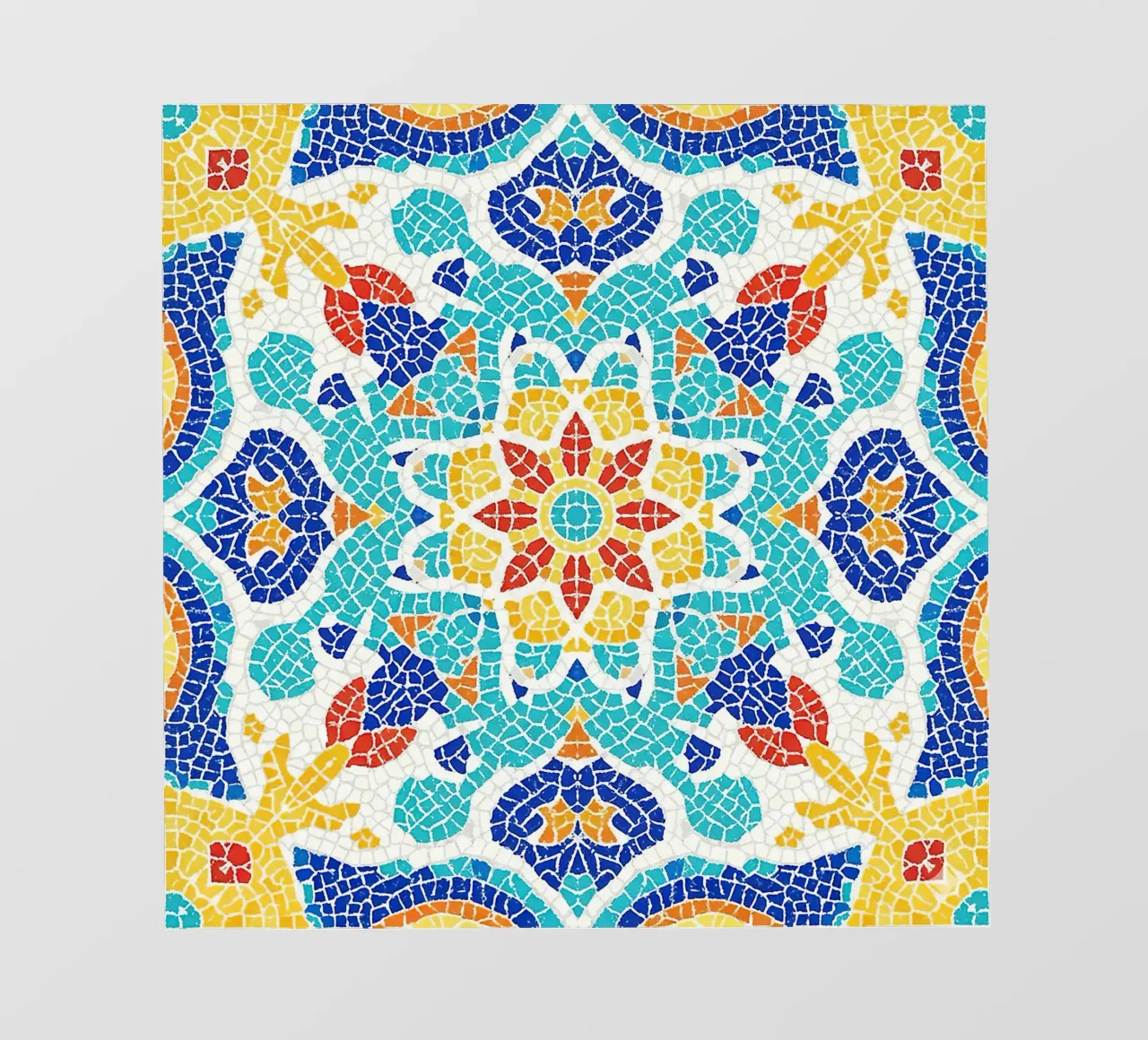 Surreal Portuguese Tile Pattern pellicola backlit da Seitz Michelle