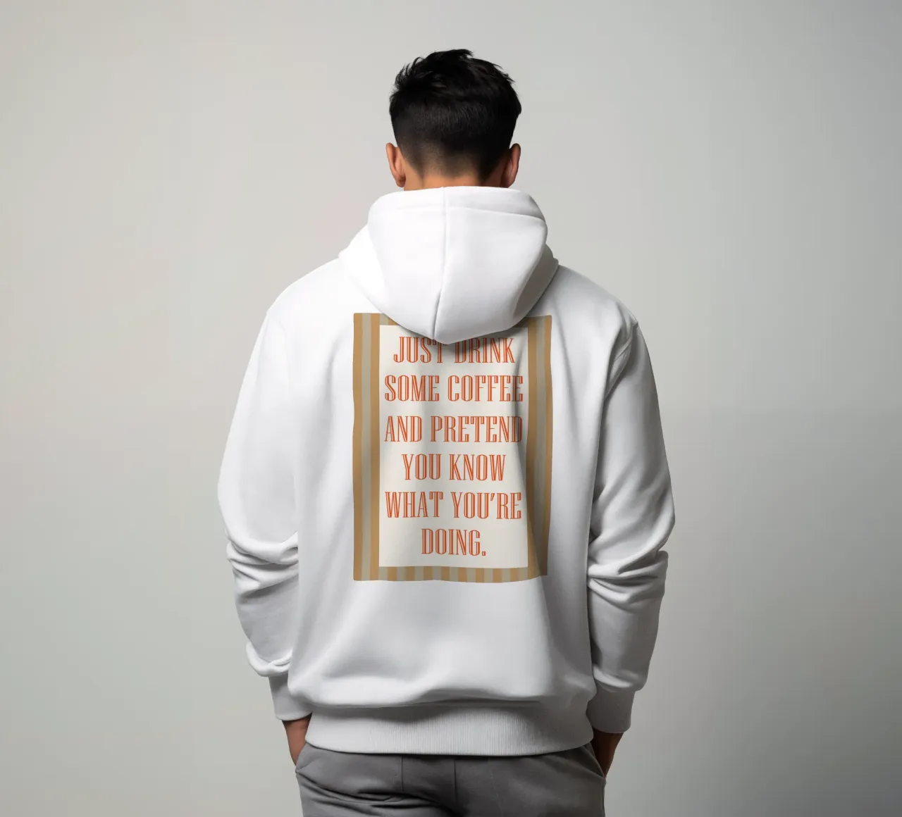 bere un po' di caffè felpa con cappuccio da Mutiaram